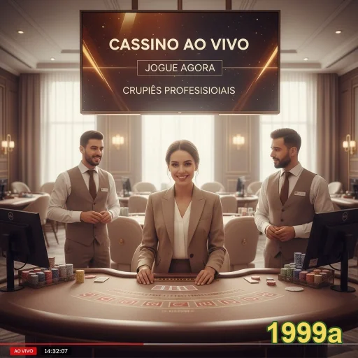 Crupies em ação no cassino ao vivo do 1999a, proporcionando uma experiência de jogo envolvente.
